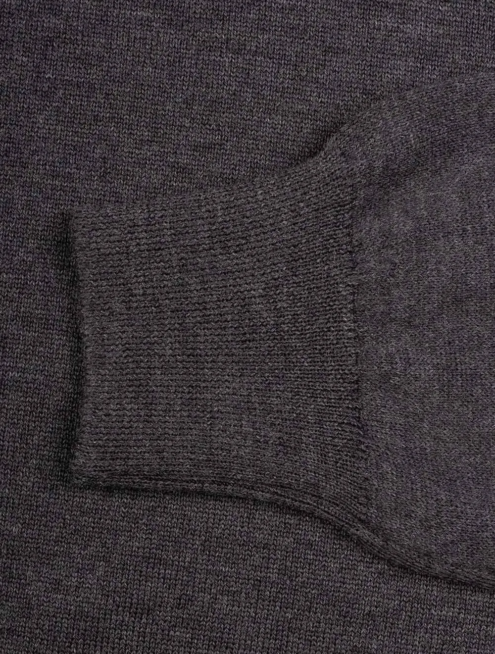 3 Button Longsleeve Polo Shirt Grey