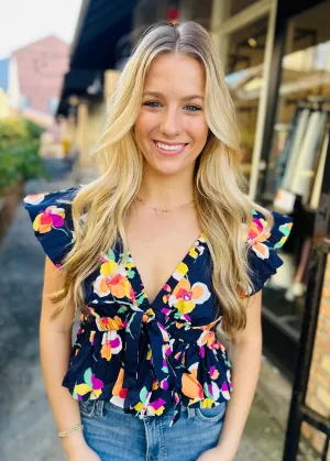 Adelina Top- Azure