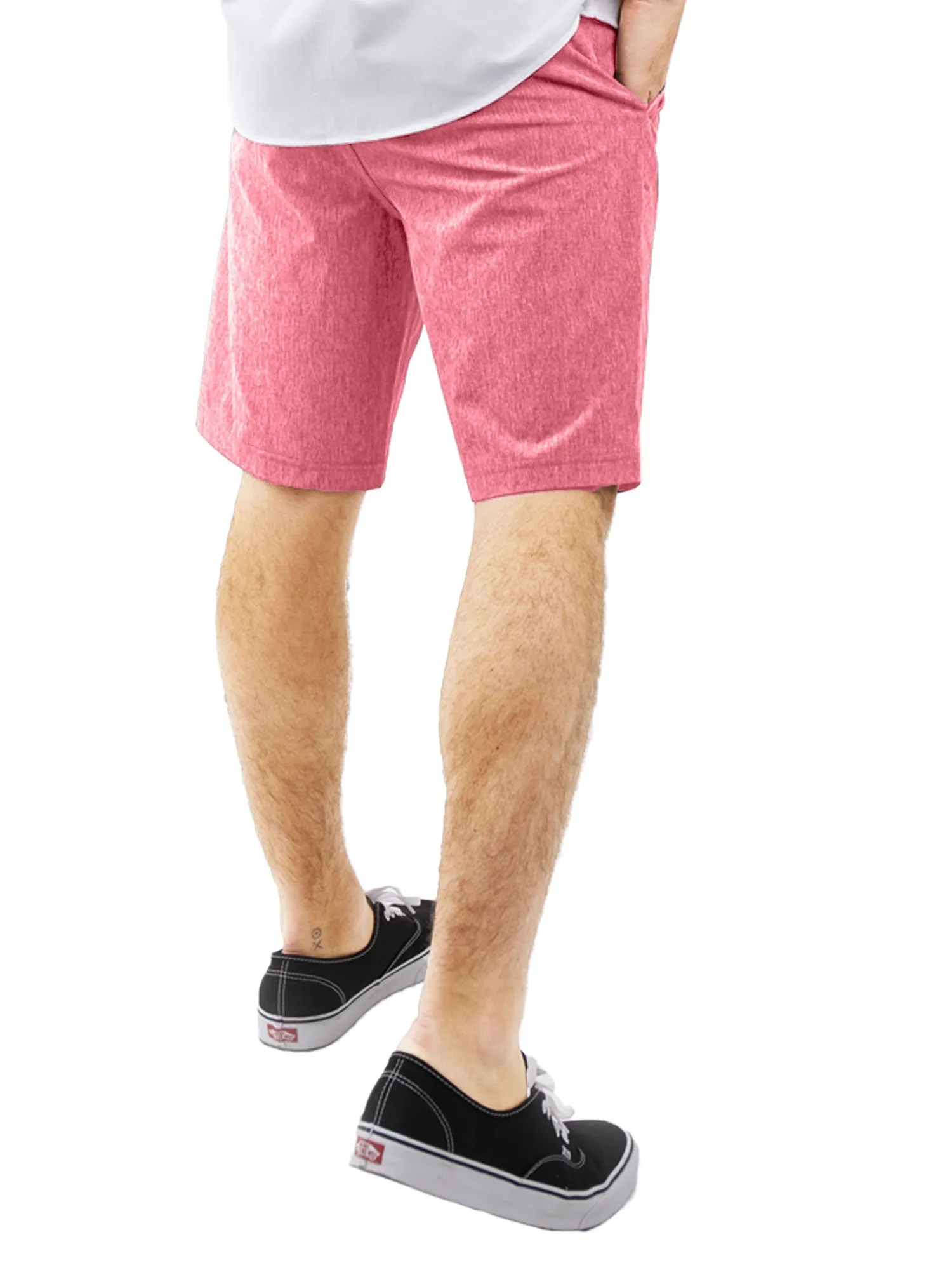Alpha Mens Hybrid Shorts - Yarn Dye Khaki