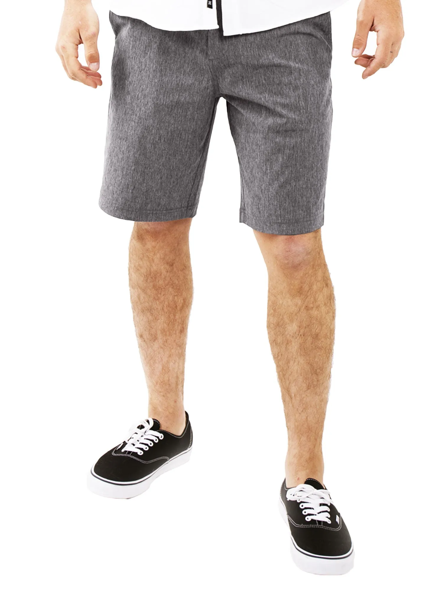 Alpha Mens Hybrid Shorts - Yarn Dye Khaki