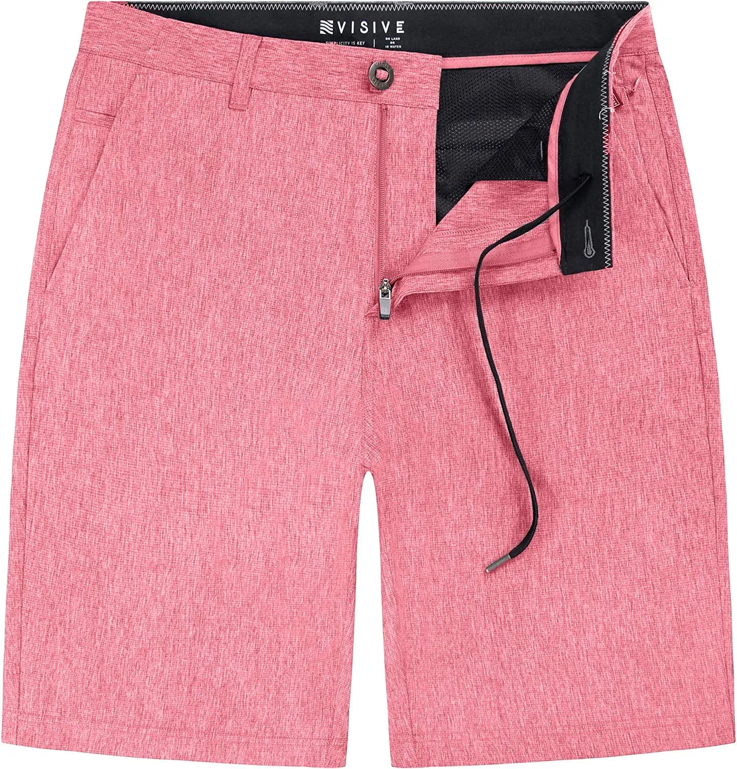 Alpha Mens Hybrid Shorts - Yarn Dye Khaki