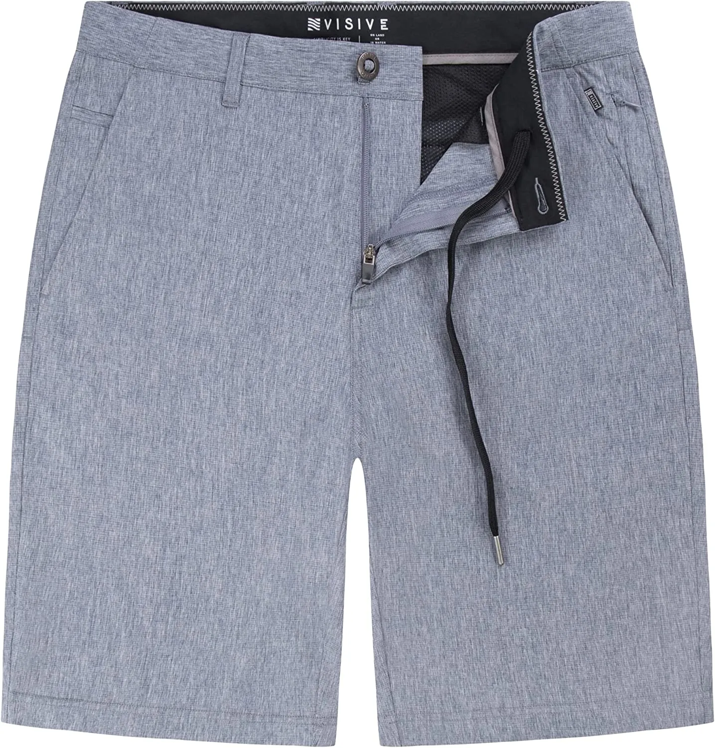 Alpha Mens Hybrid Shorts - Yarn Dye Khaki