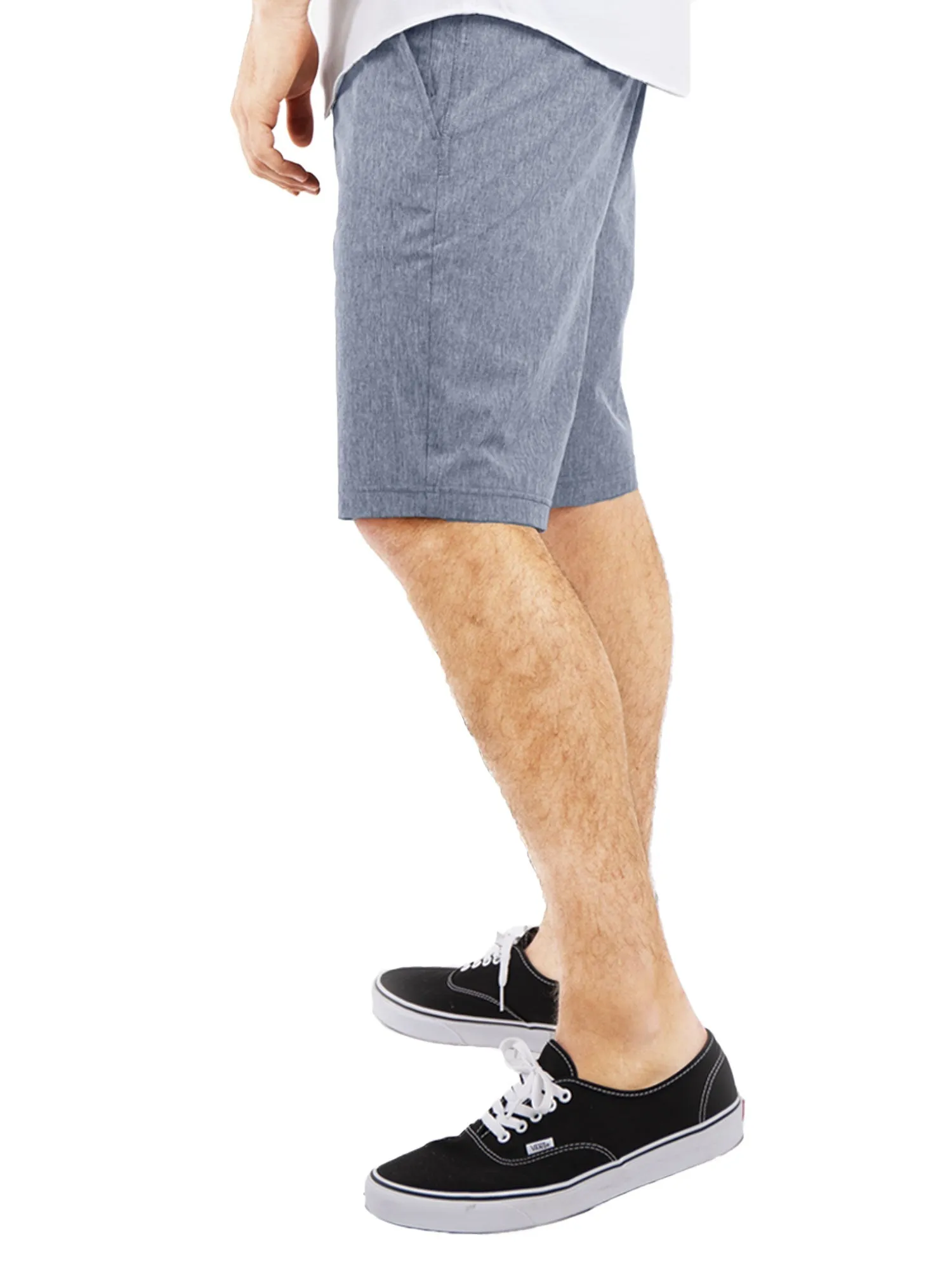 Alpha Mens Hybrid Shorts - Yarn Dye Khaki