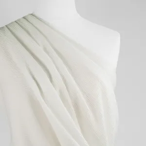 Aspen - Ivory Bark Stretch Rib Fabric Sample