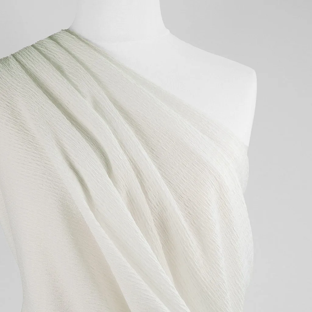 Aspen - Ivory Bark Stretch Rib Fabric Sample