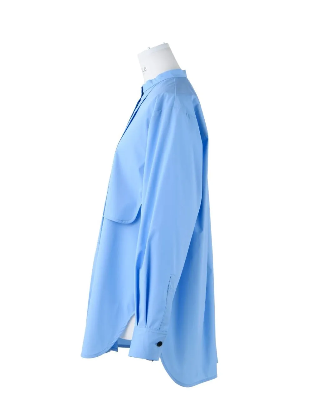 Asymmetry Shirt Light Blue