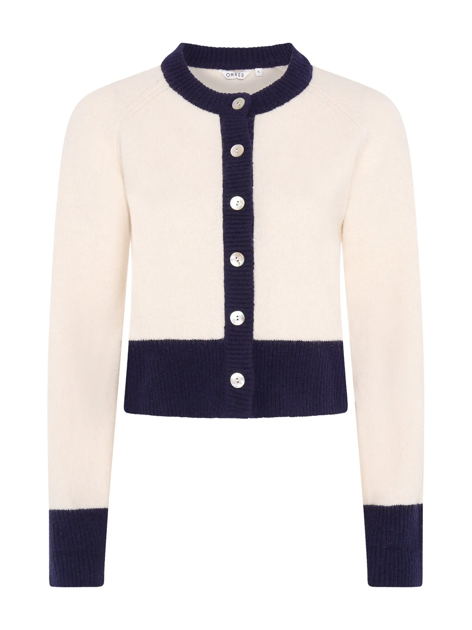 August Fluffy Cardigan in Cream