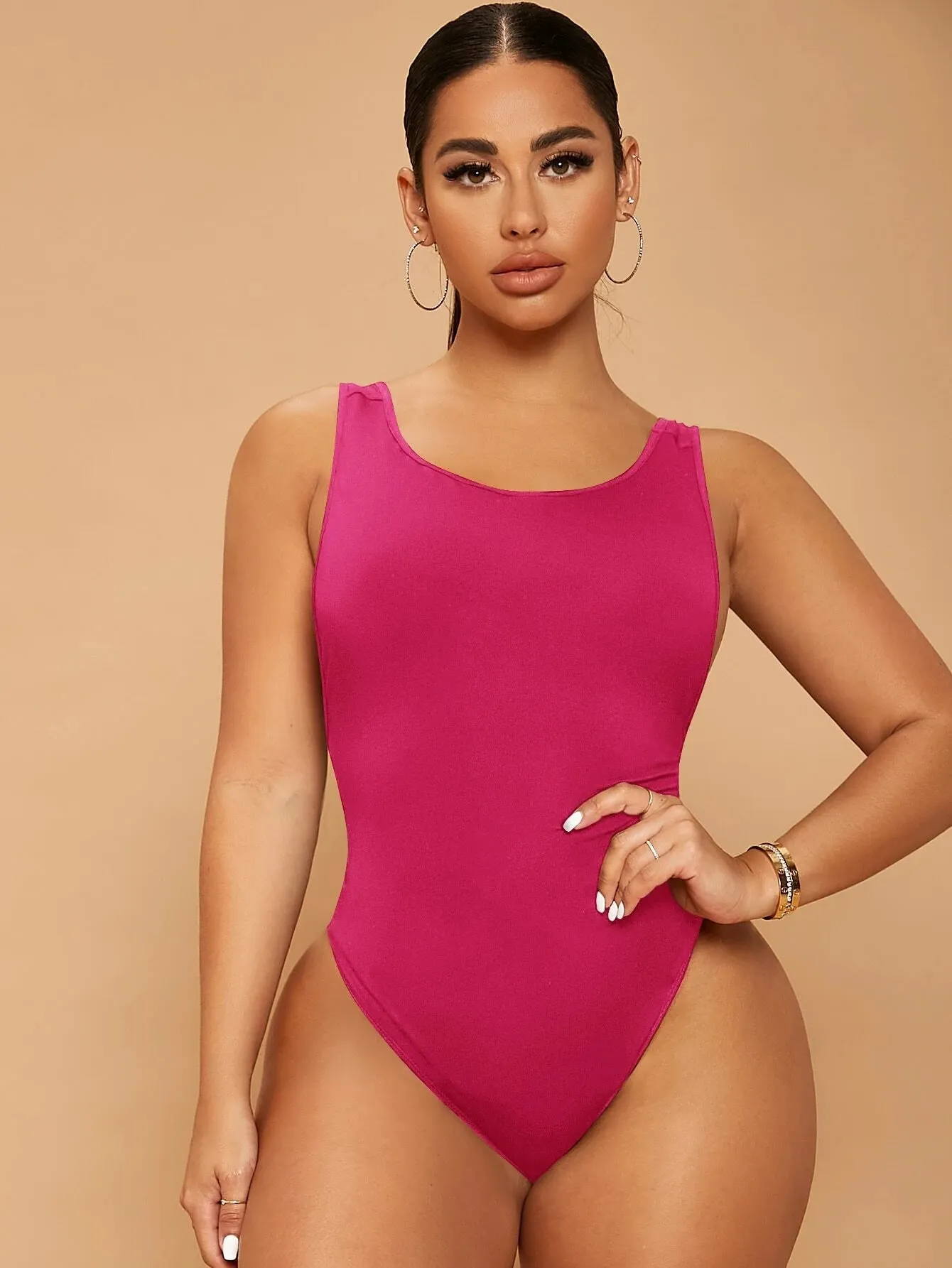 Backless Slim Fit Bodysuit