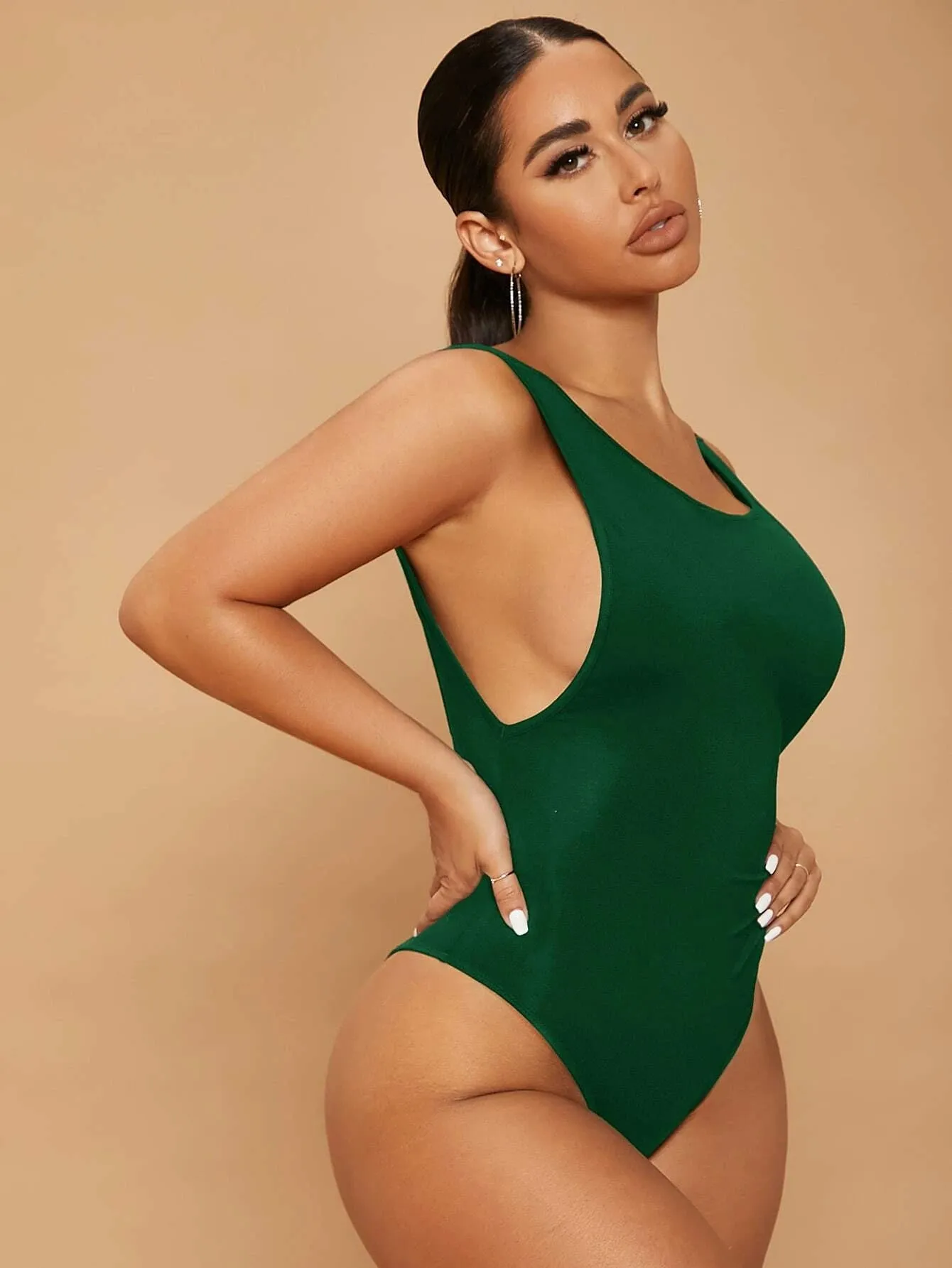 Backless Slim Fit Bodysuit