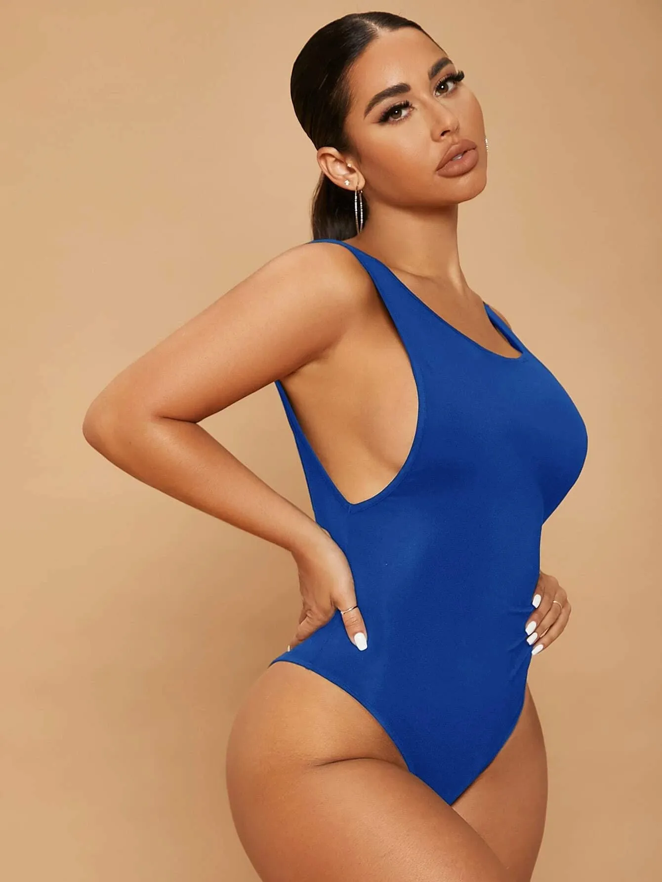 Backless Slim Fit Bodysuit