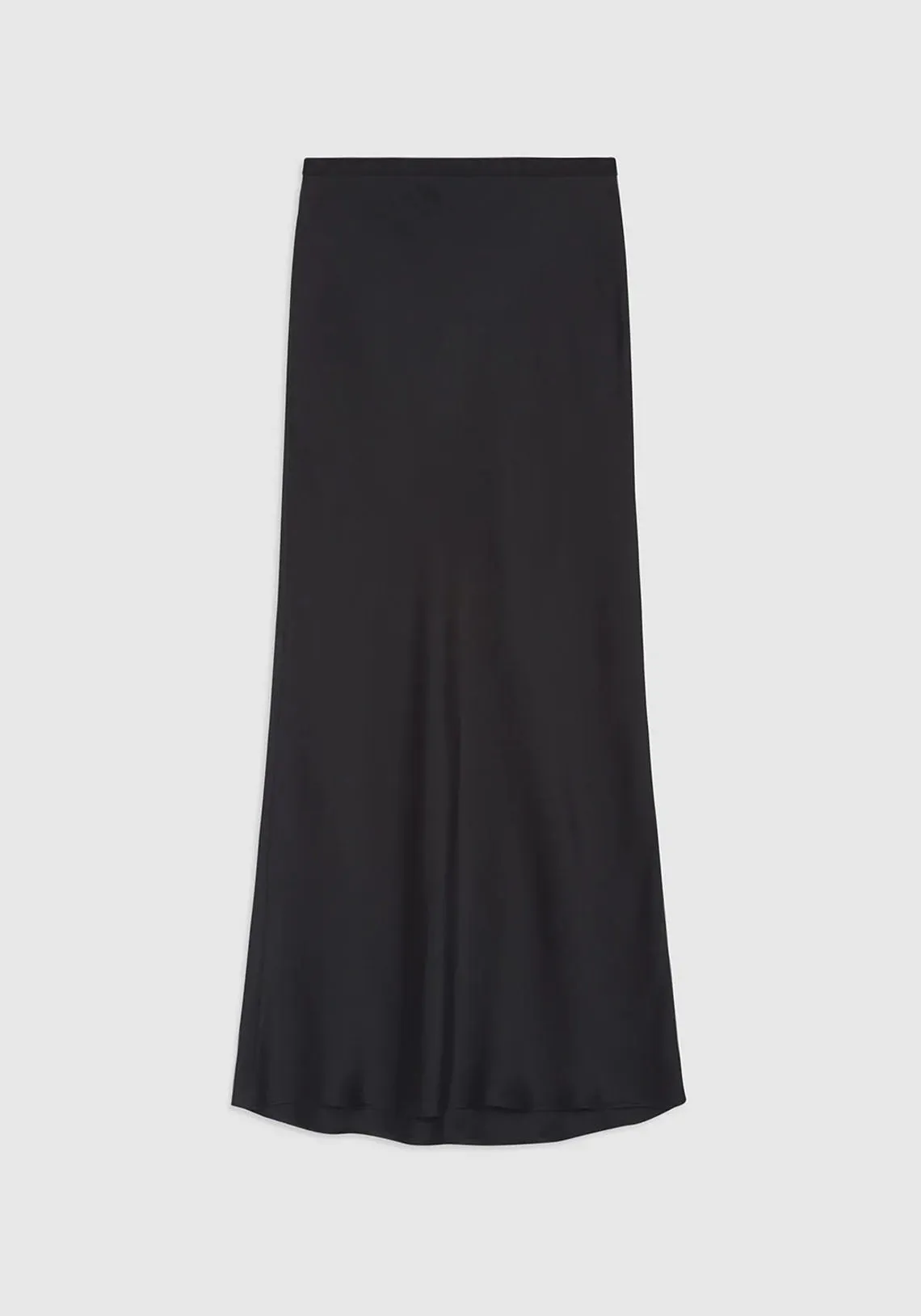 BAR SILK SKIRT BLACK