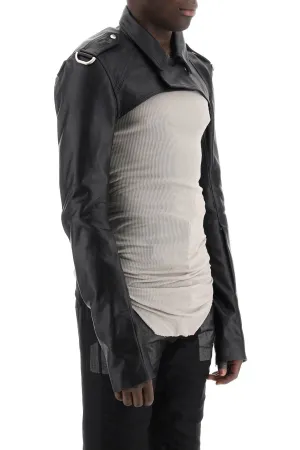 biker-style bolero jacket