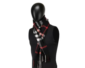 Black & Red Check Scarf