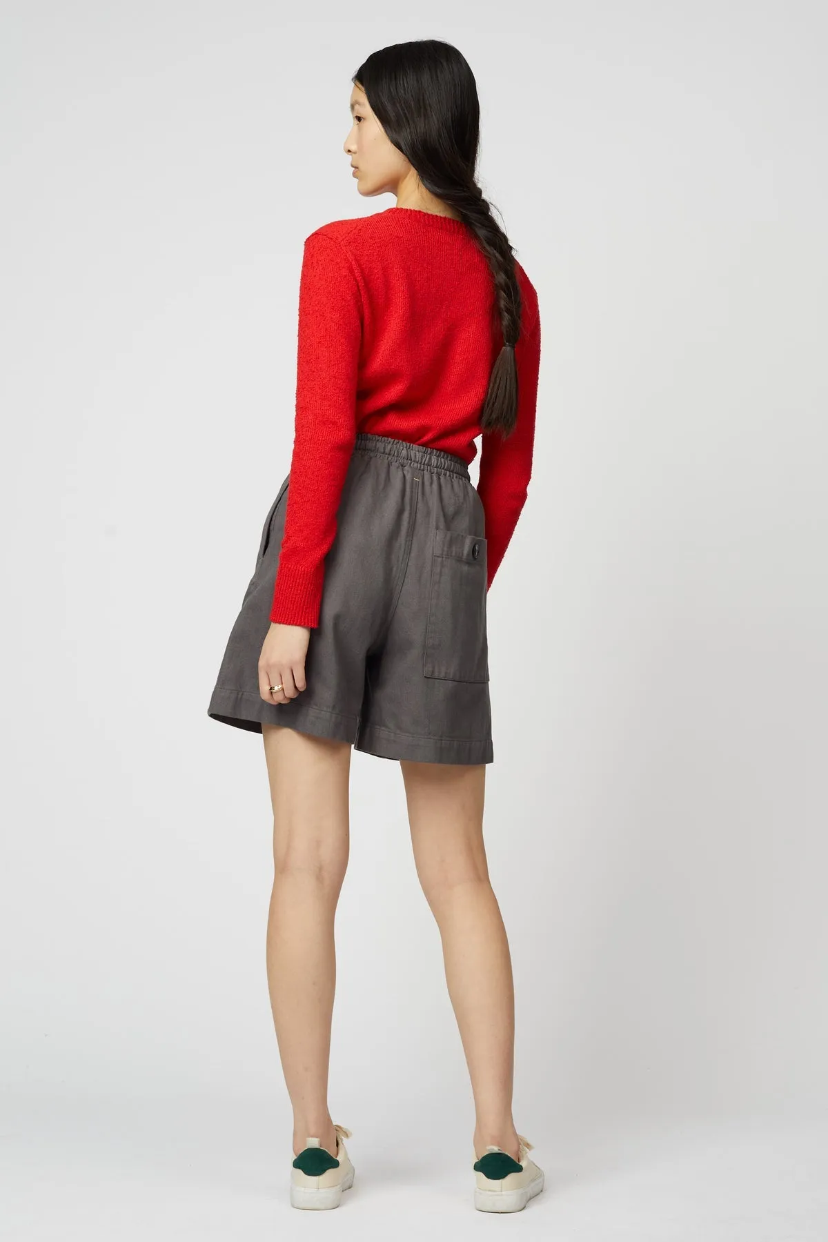 Boucle Crewneck Top