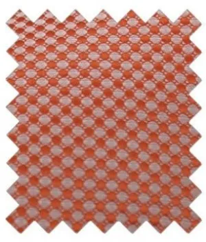 Burnt Orange Patterned Wedding Swatch