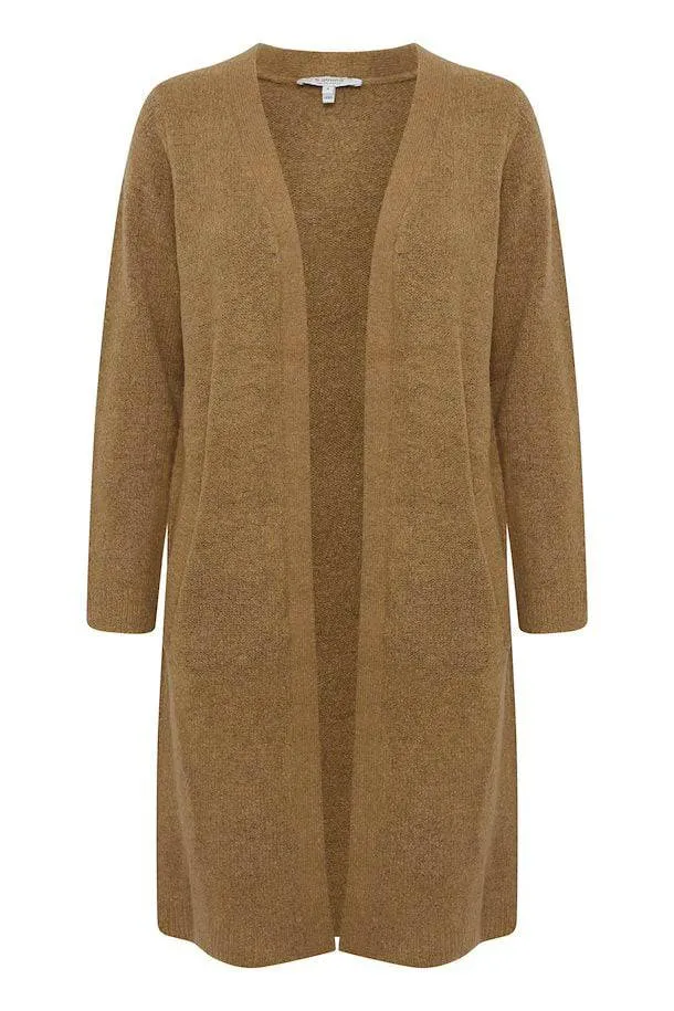 BYoung Mirelle Wool Mix Edge To Edge Longline Cardigan