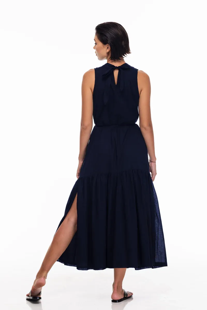 Catch On To Love Dress - Navy