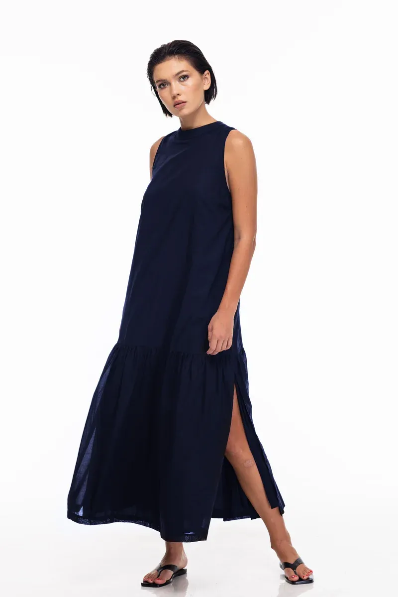 Catch On To Love Dress - Navy