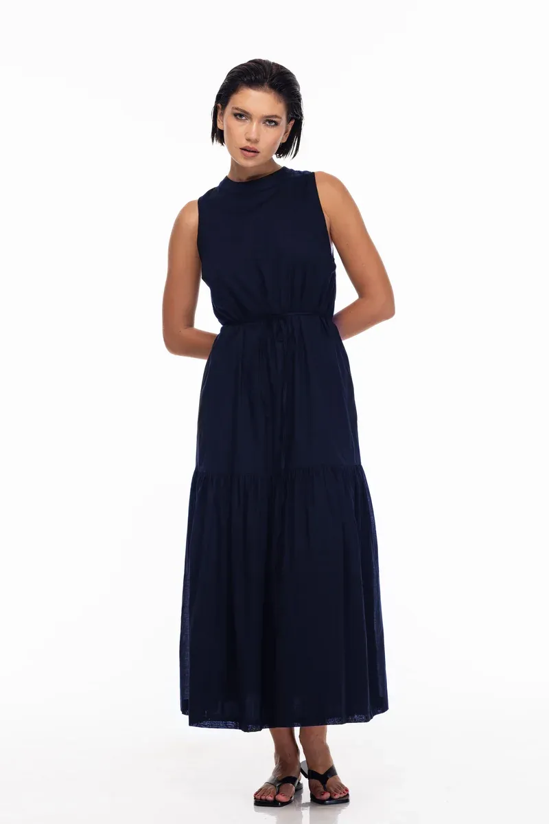 Catch On To Love Dress - Navy