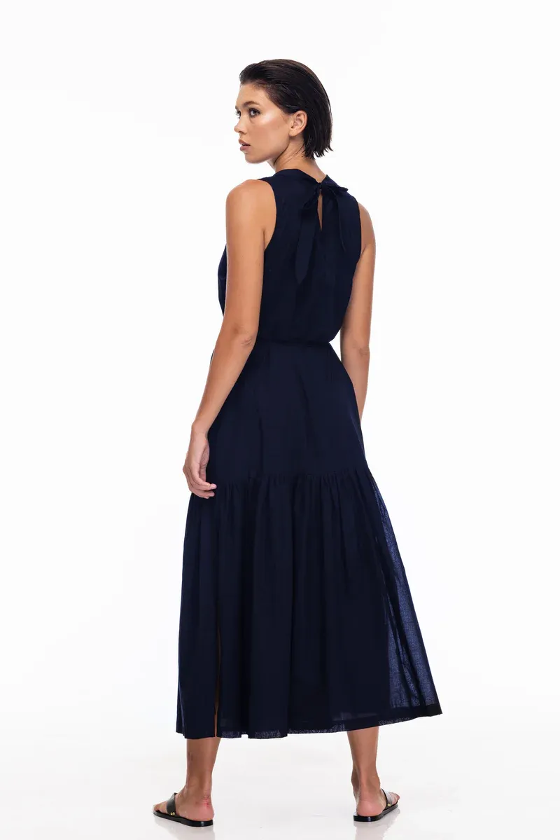 Catch On To Love Dress - Navy
