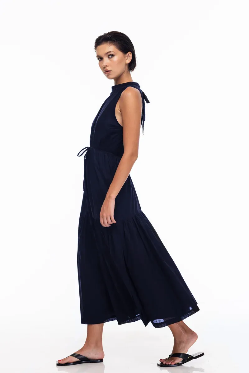 Catch On To Love Dress - Navy
