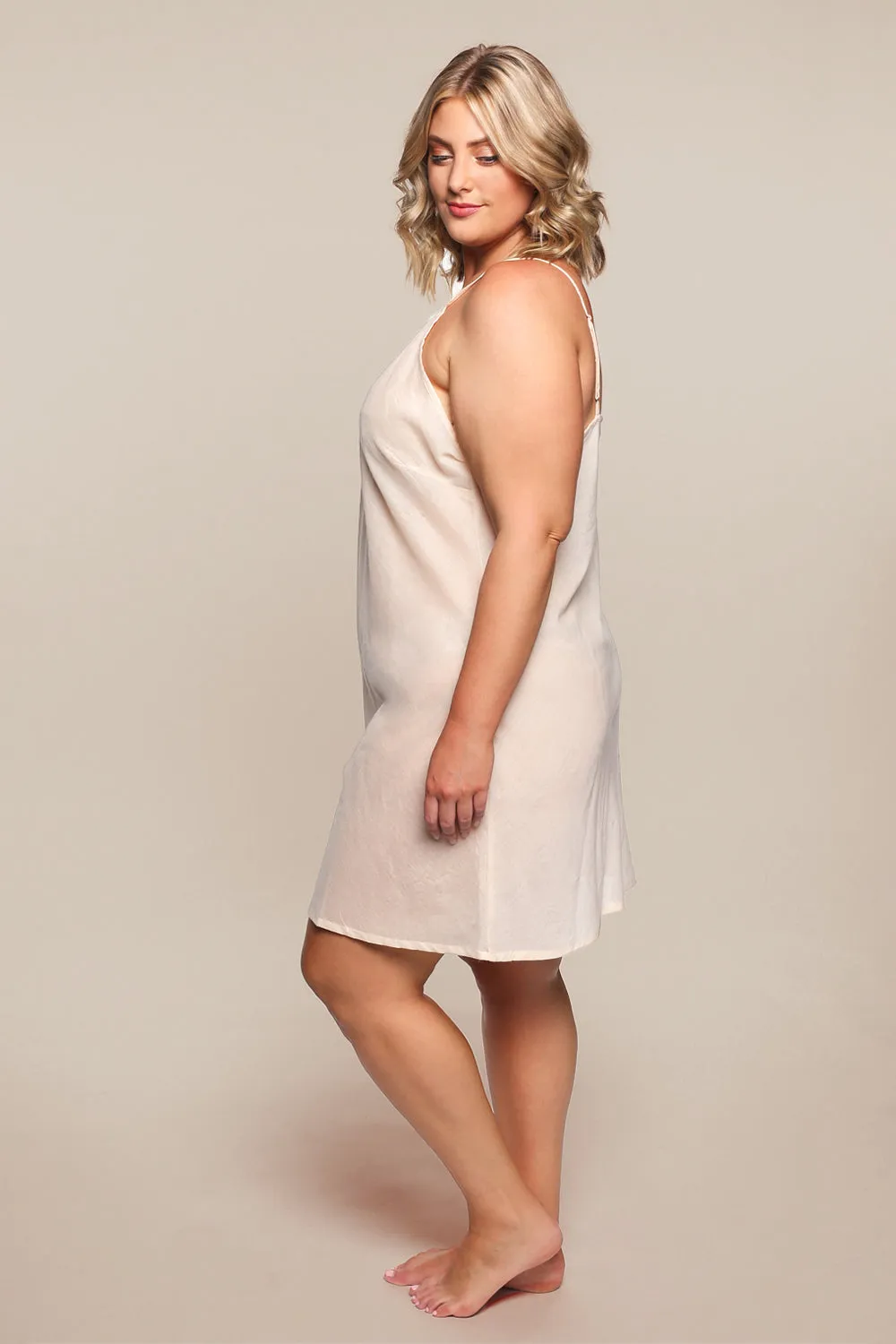 Celeste Cotton Slip in Ecru