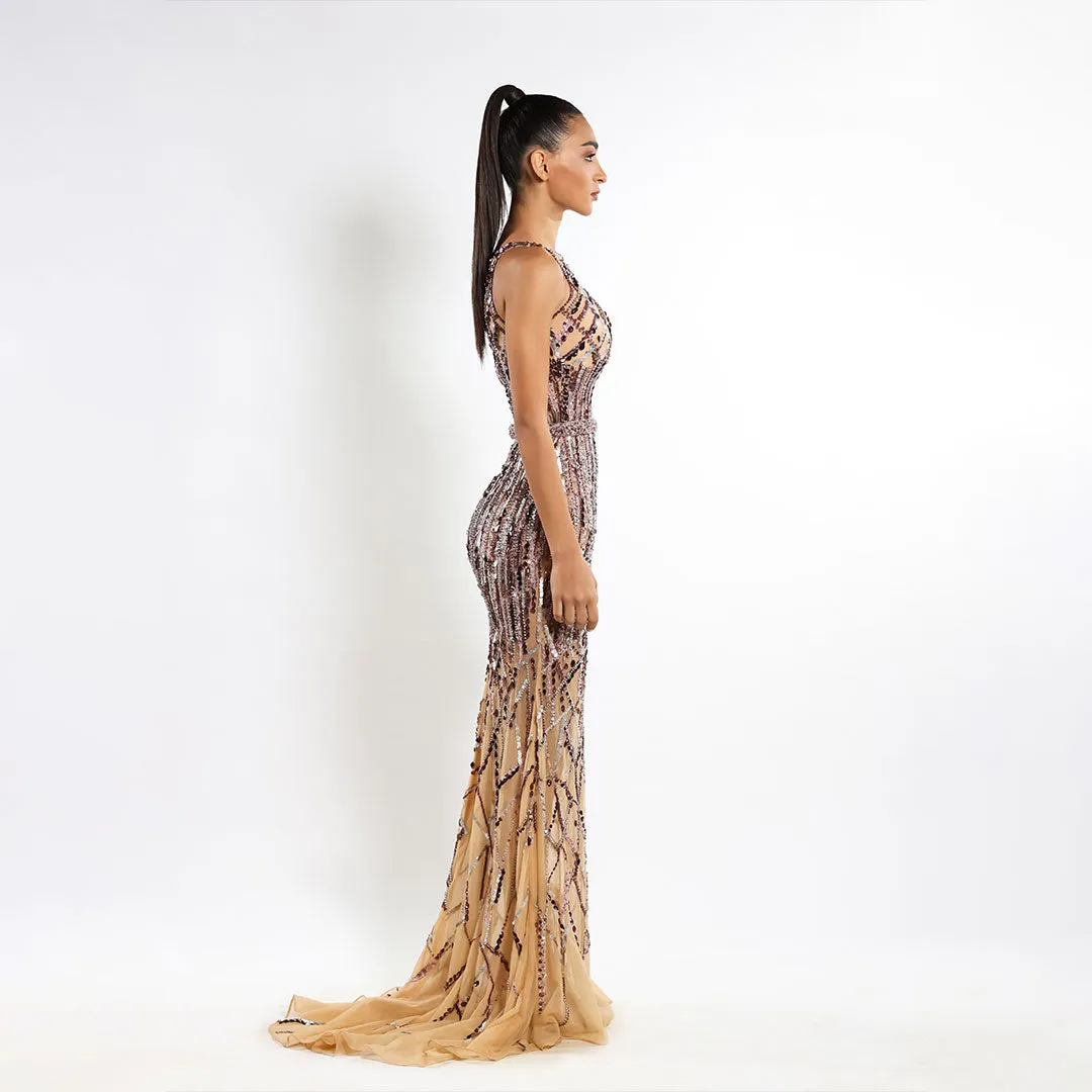 Crystal Elegance Jewel Dress
