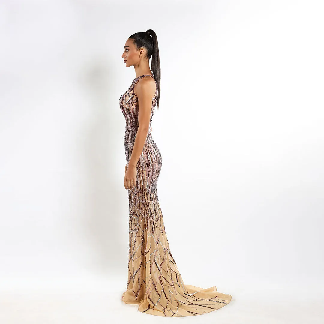 Crystal Elegance Jewel Dress