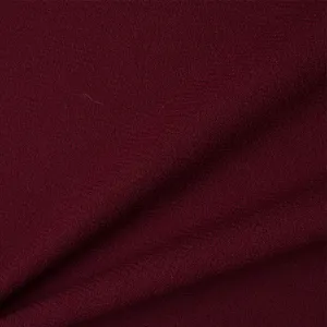 Dark Burgundy Double Wool Crêpe