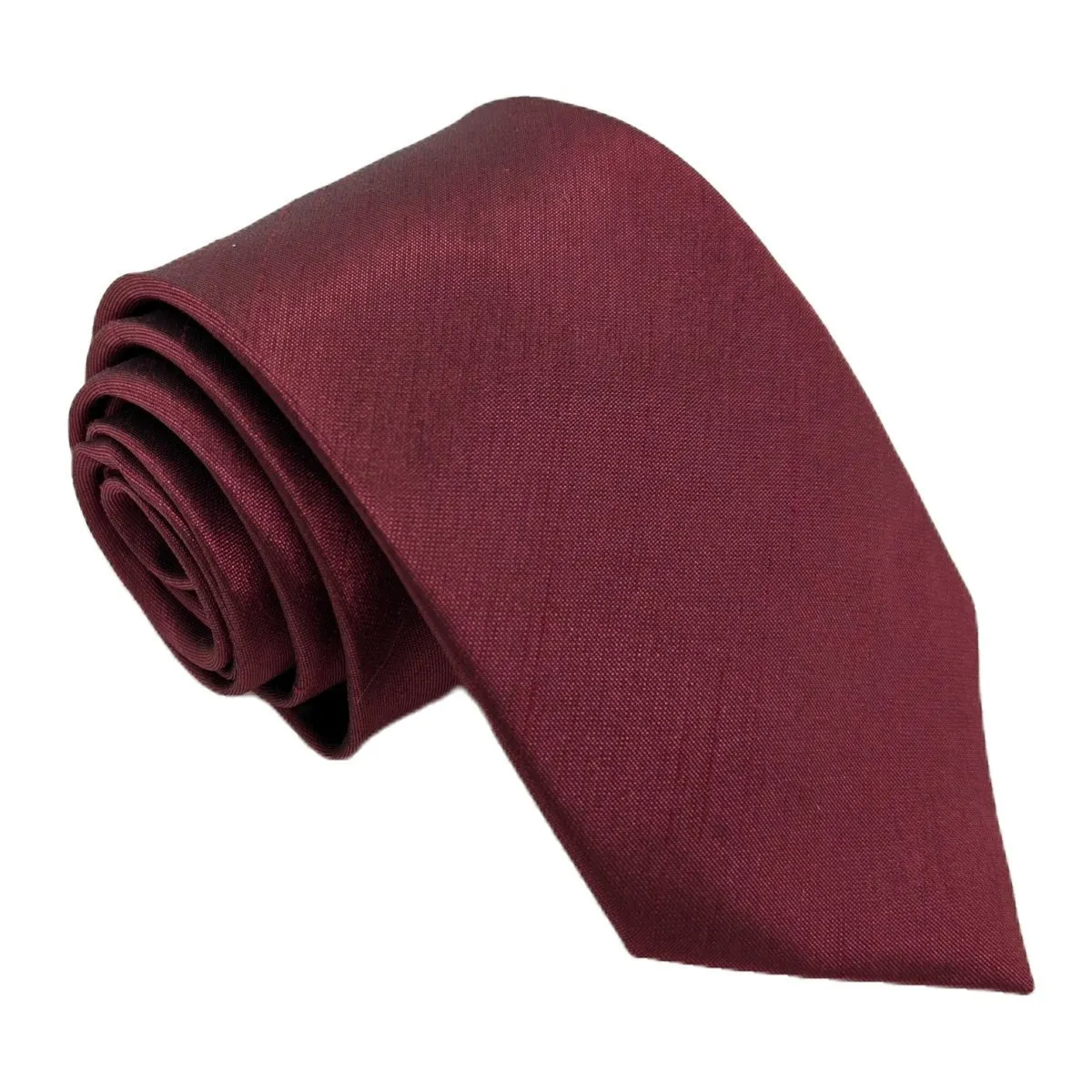 Dark Cherry Shantung Wedding Swatch