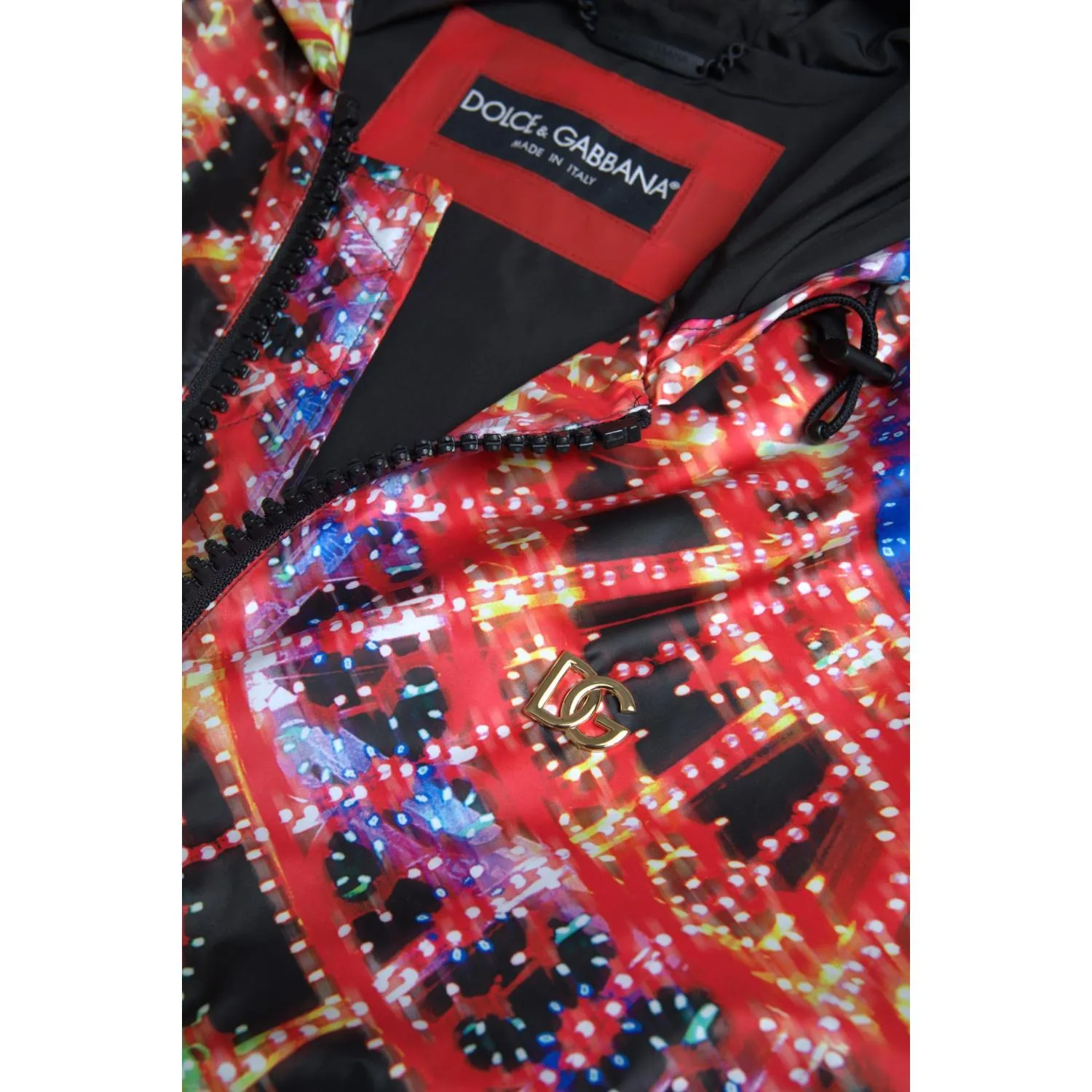 Dolce & Gabbana Multicolor Full Zip Hooded Sweater