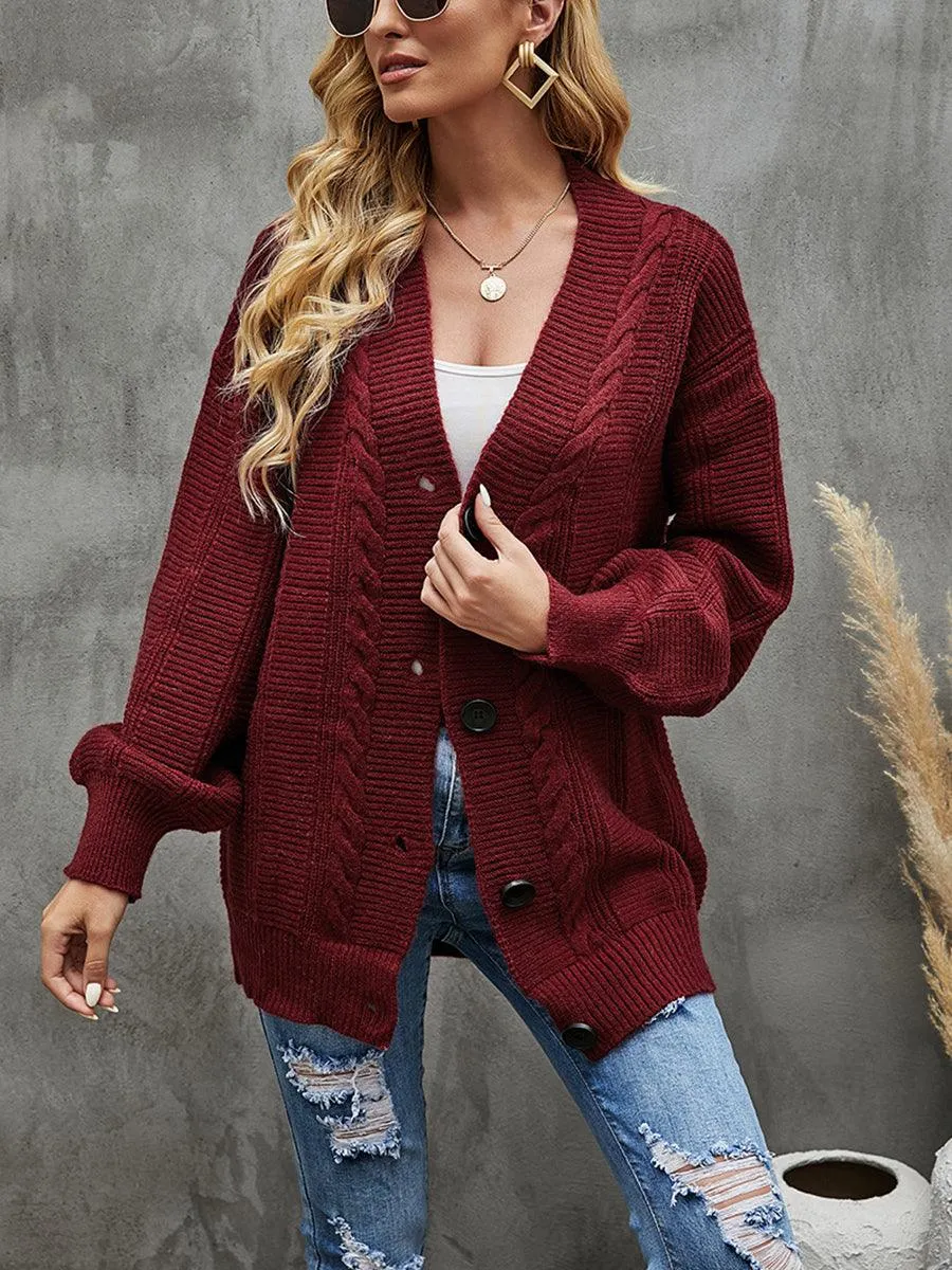 Dropped Shoulder Cardigan