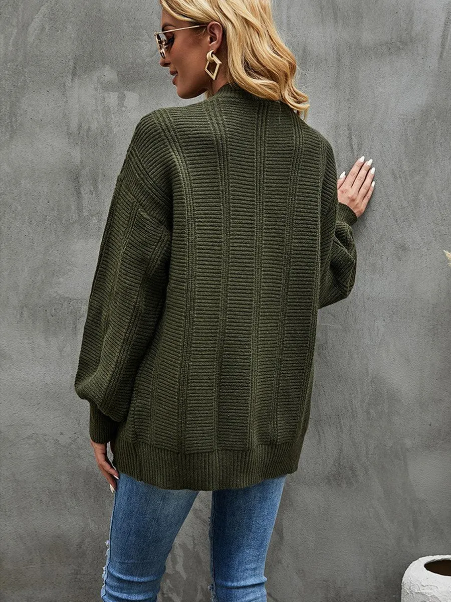 Dropped Shoulder Cardigan