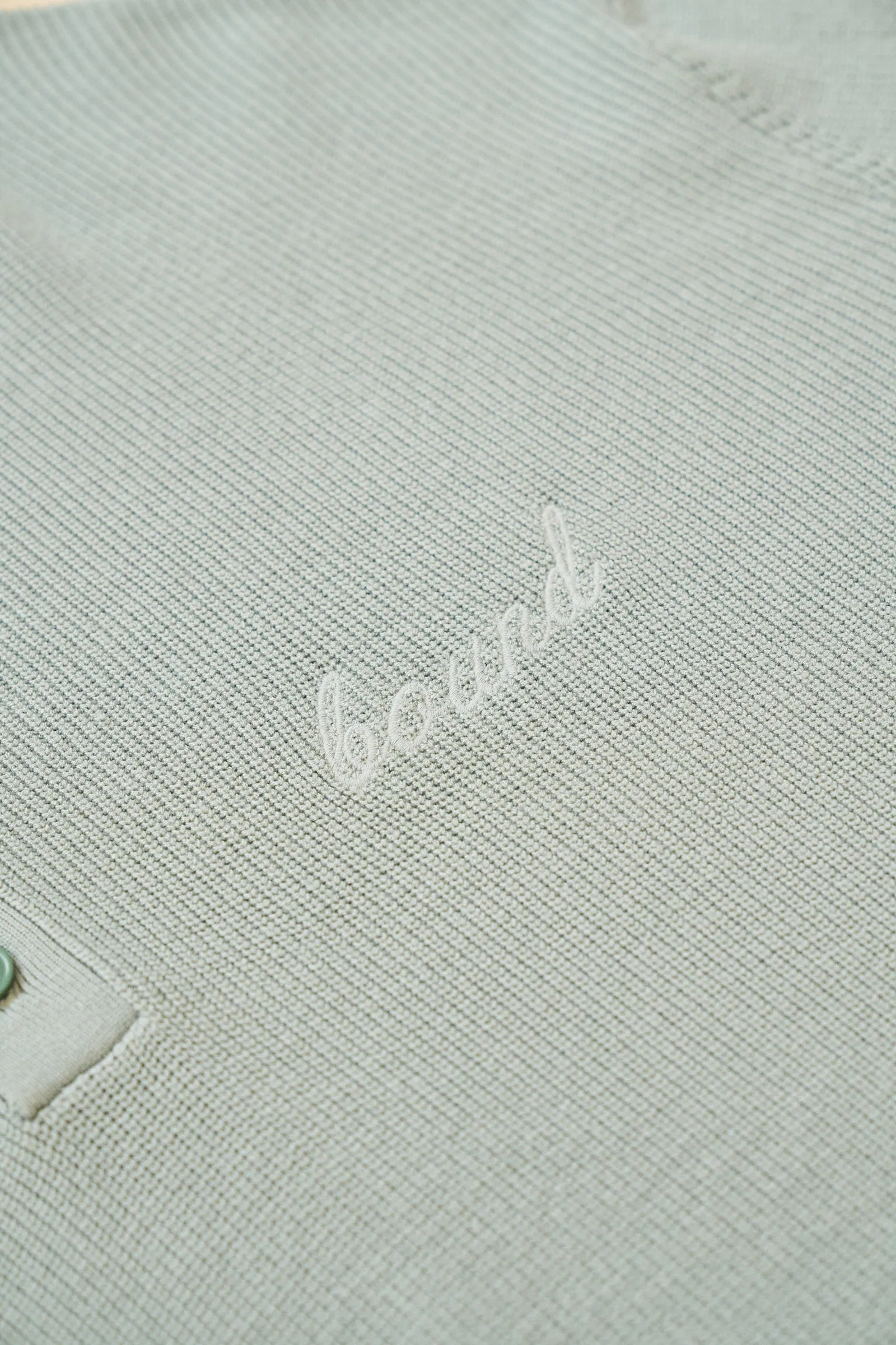 ENNIO LS KNIT POLO - JADE