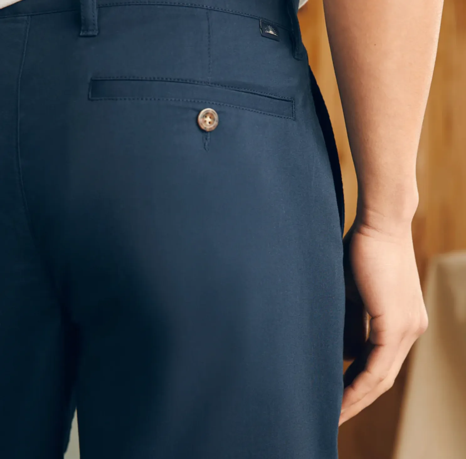 Faherty 8" Movement Chino Short Navy