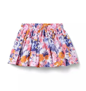Floral Pleated Skort