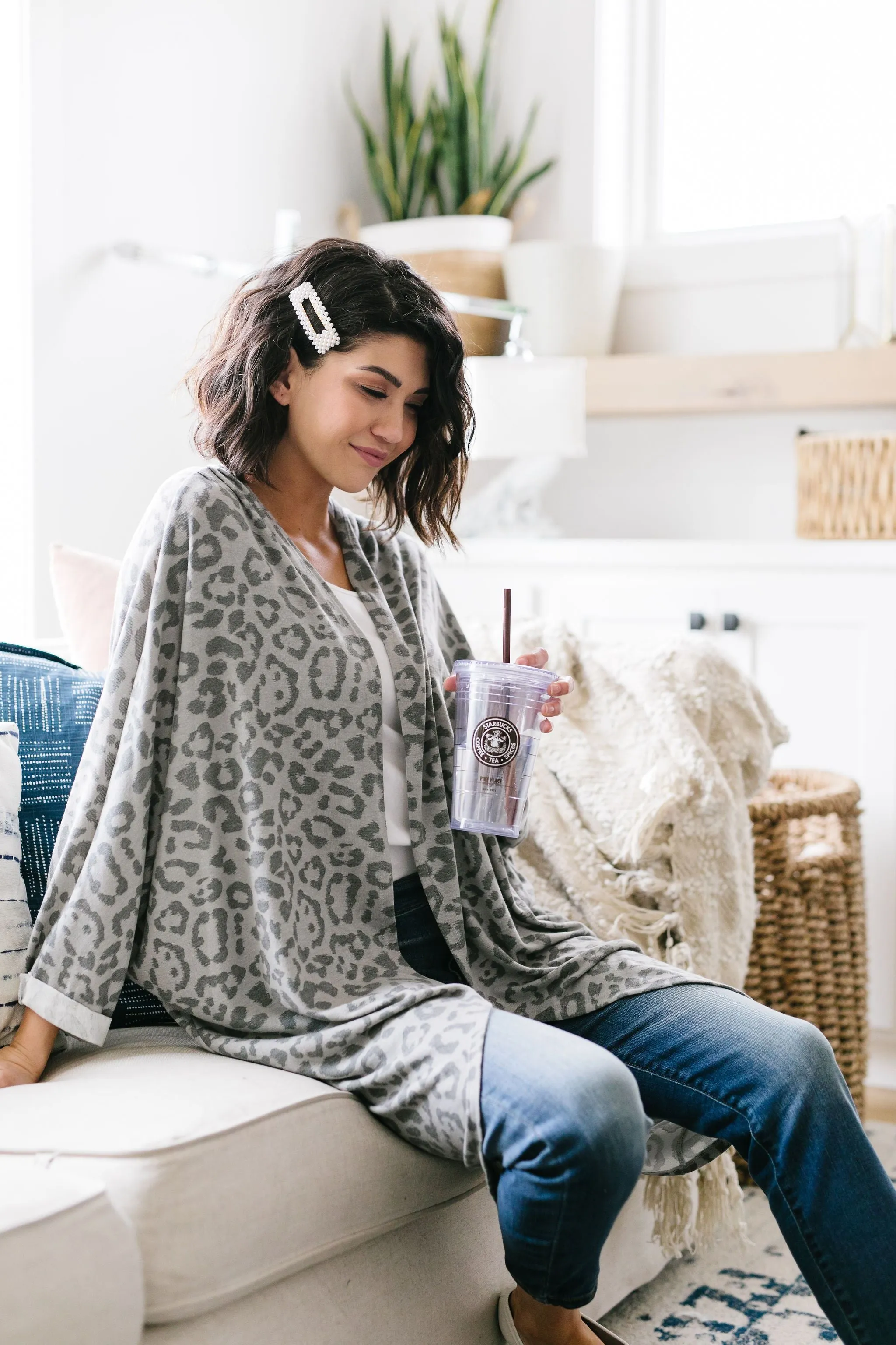 Gray On Gray Lepo Cardi