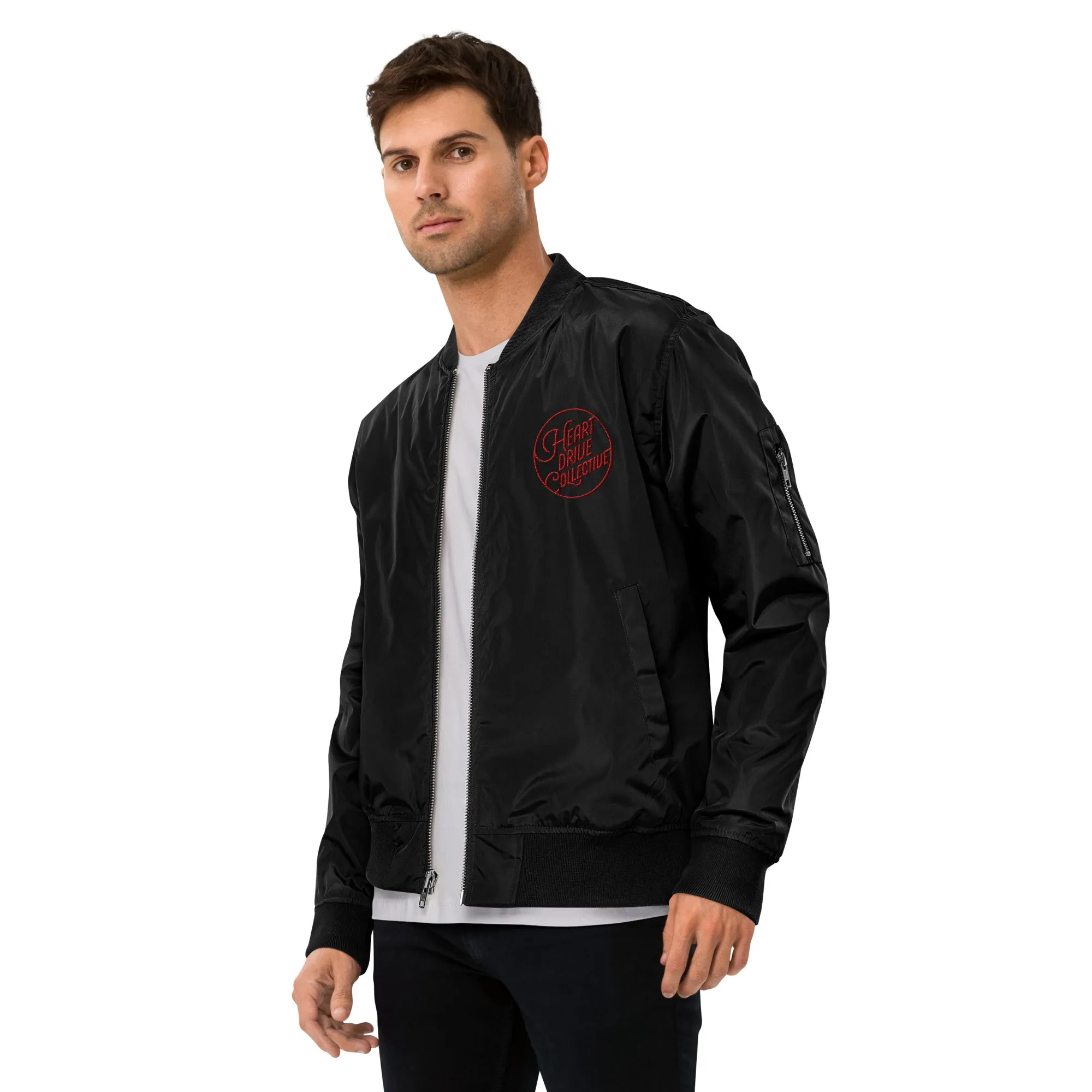 Heart Drive OG Premium recycled bomber jacket