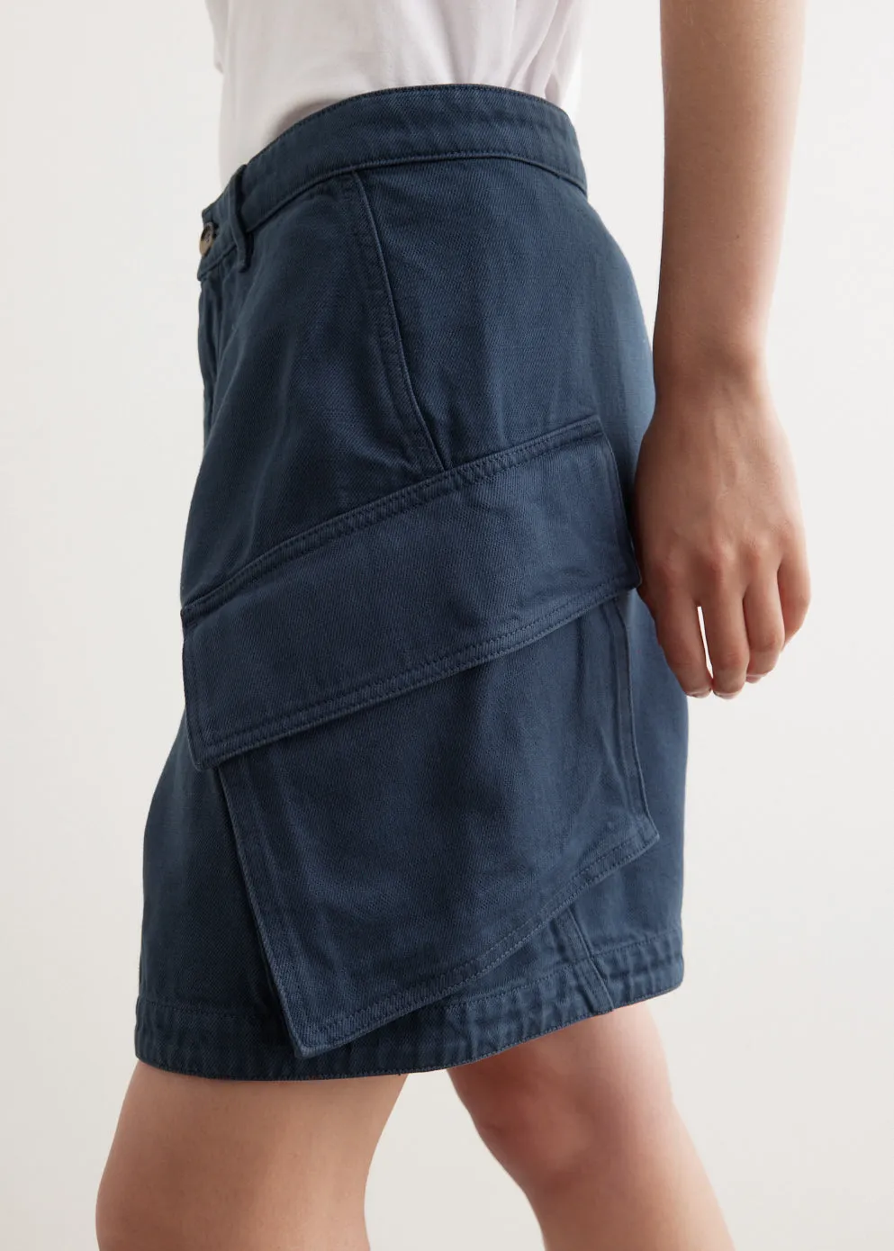 High Waist Cargo Shorts