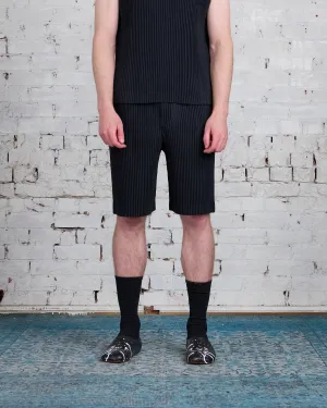 HOMME PLISSÉ ISSEY MIYAKE Pleats May Short Black