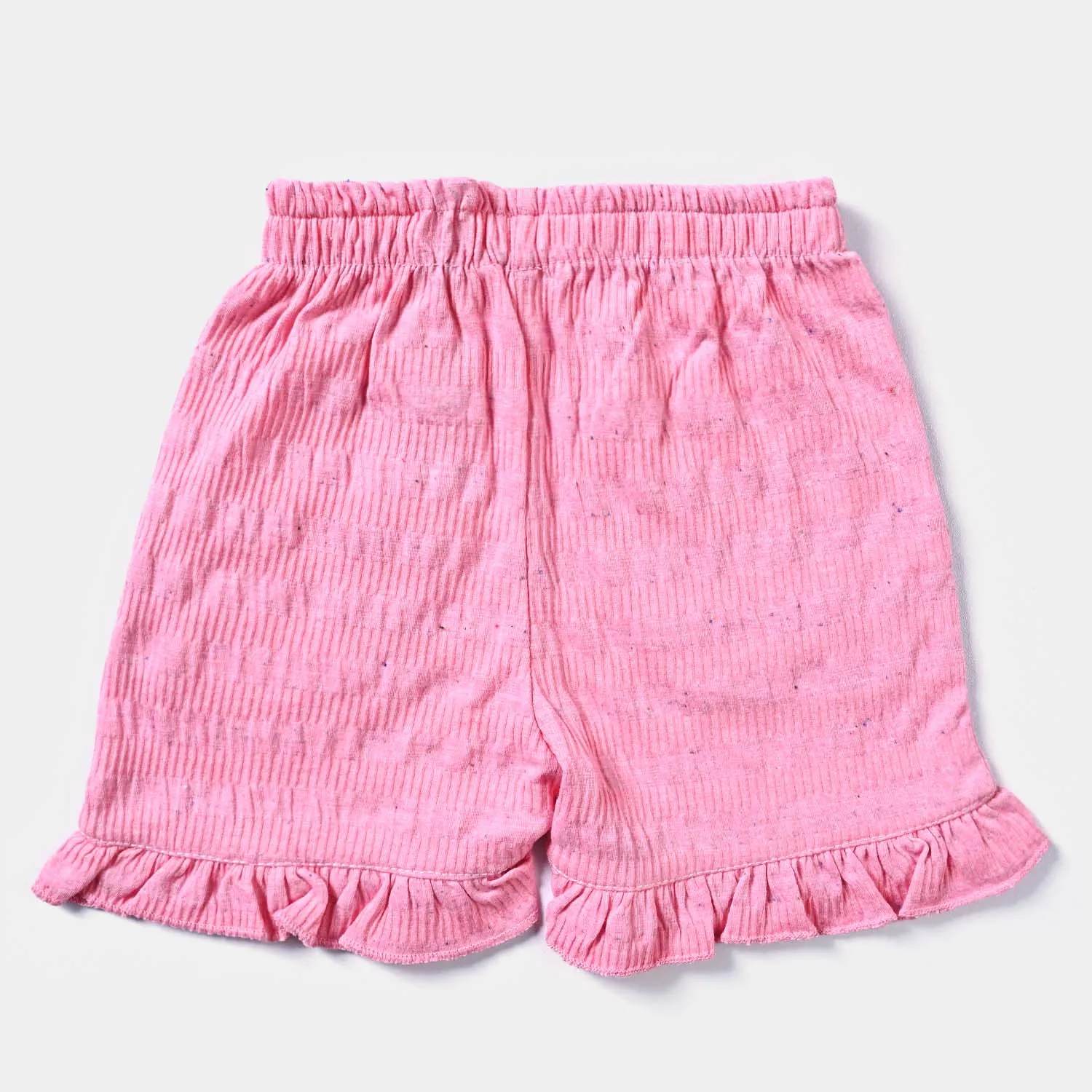 Infant Girls Cotton Interlock 2 Piece Set-Pink