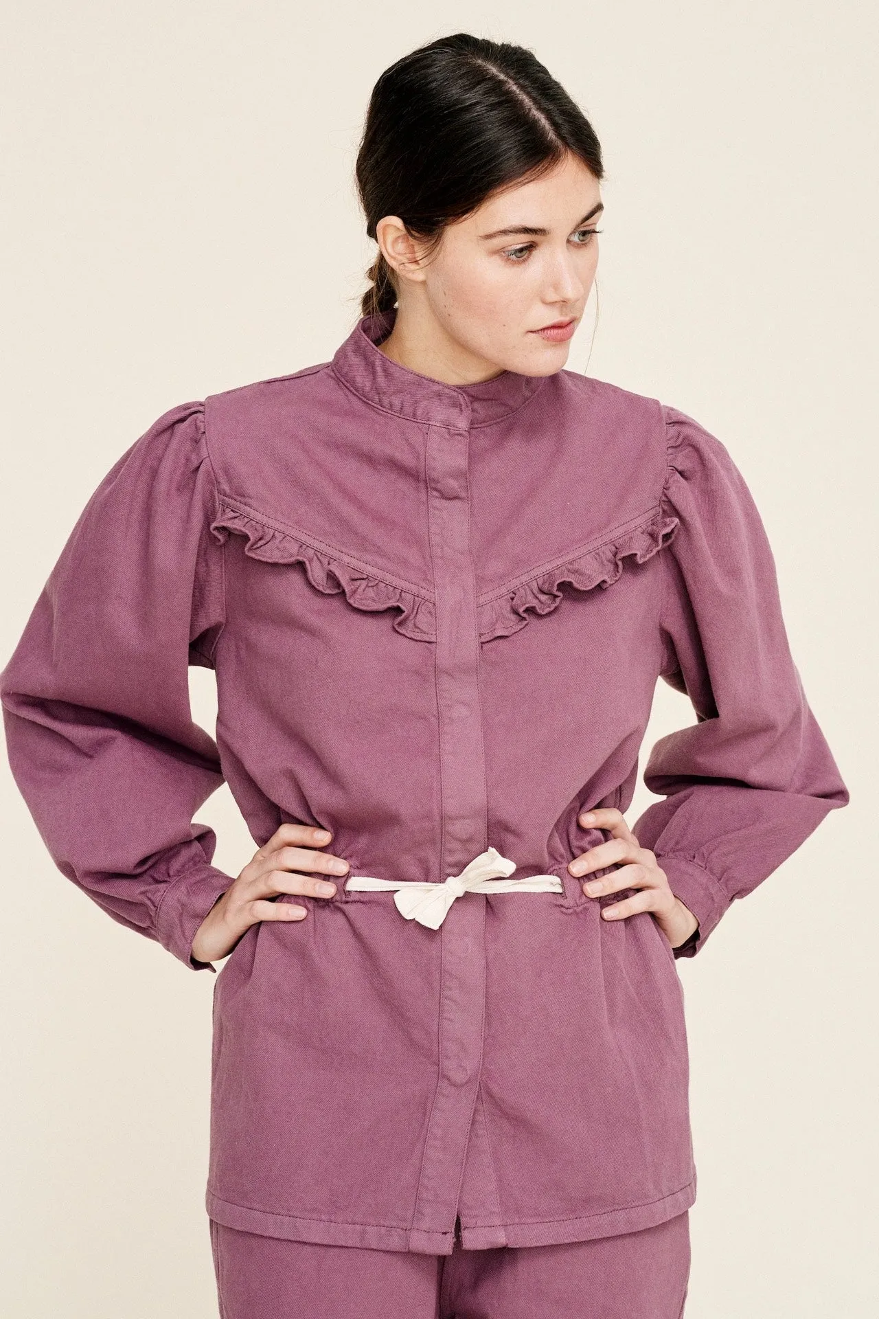 Jacket Denim Elin Grape Woman