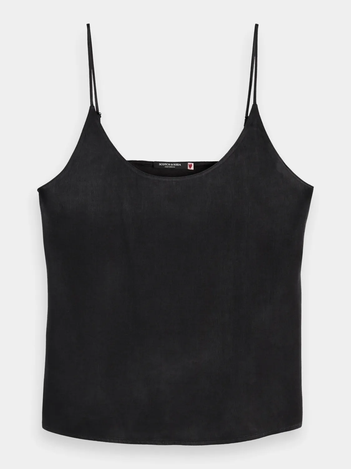 Jersey woven tank