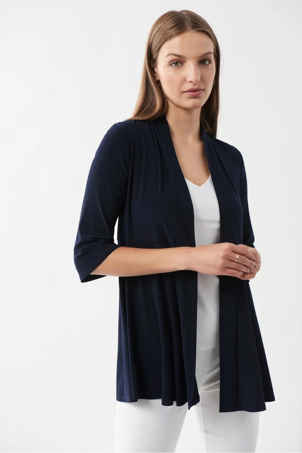 Joseph Ribkoff Edge to Edge Navy Jacket