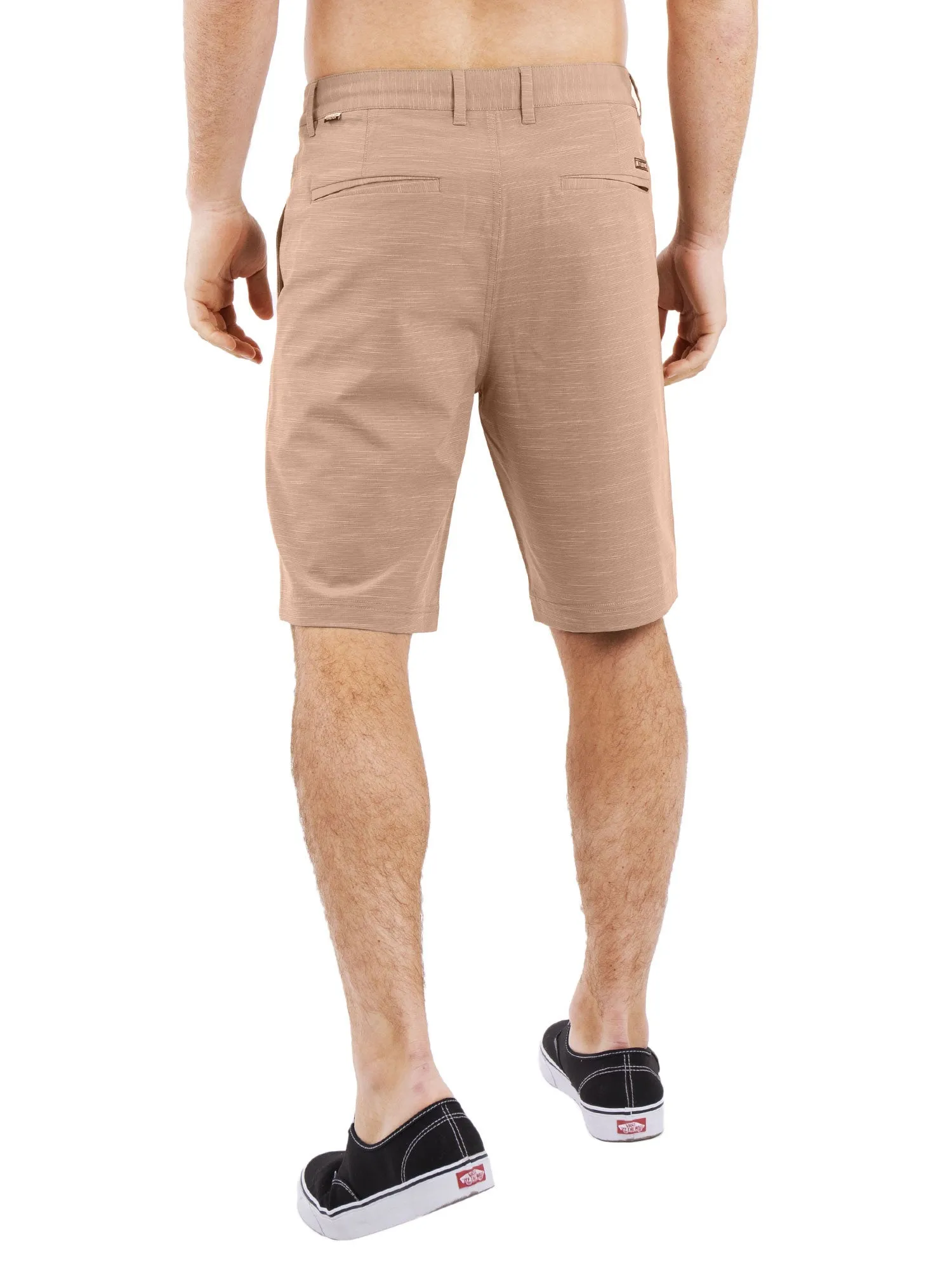Khaki Slub - Mens Hybrid Shorts