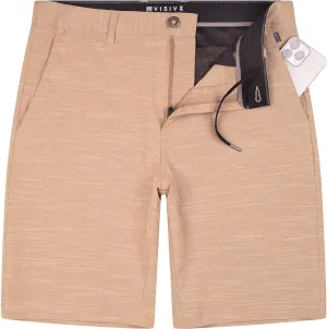 Khaki Slub - Mens Hybrid Shorts