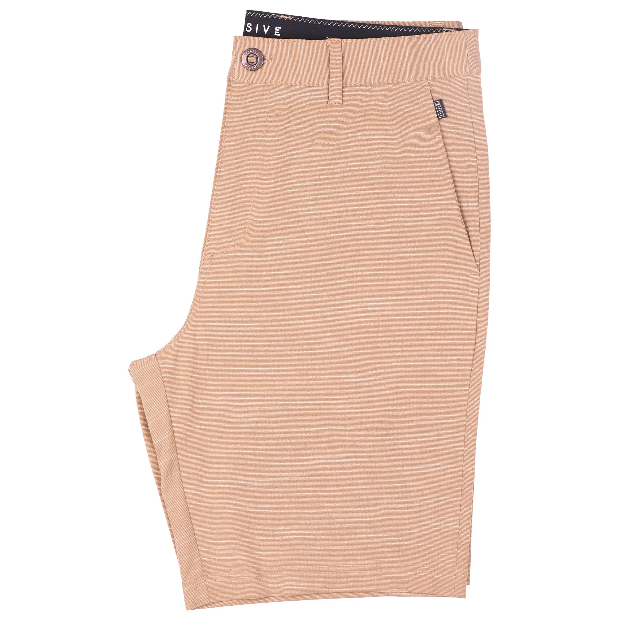 Khaki Slub - Mens Hybrid Shorts