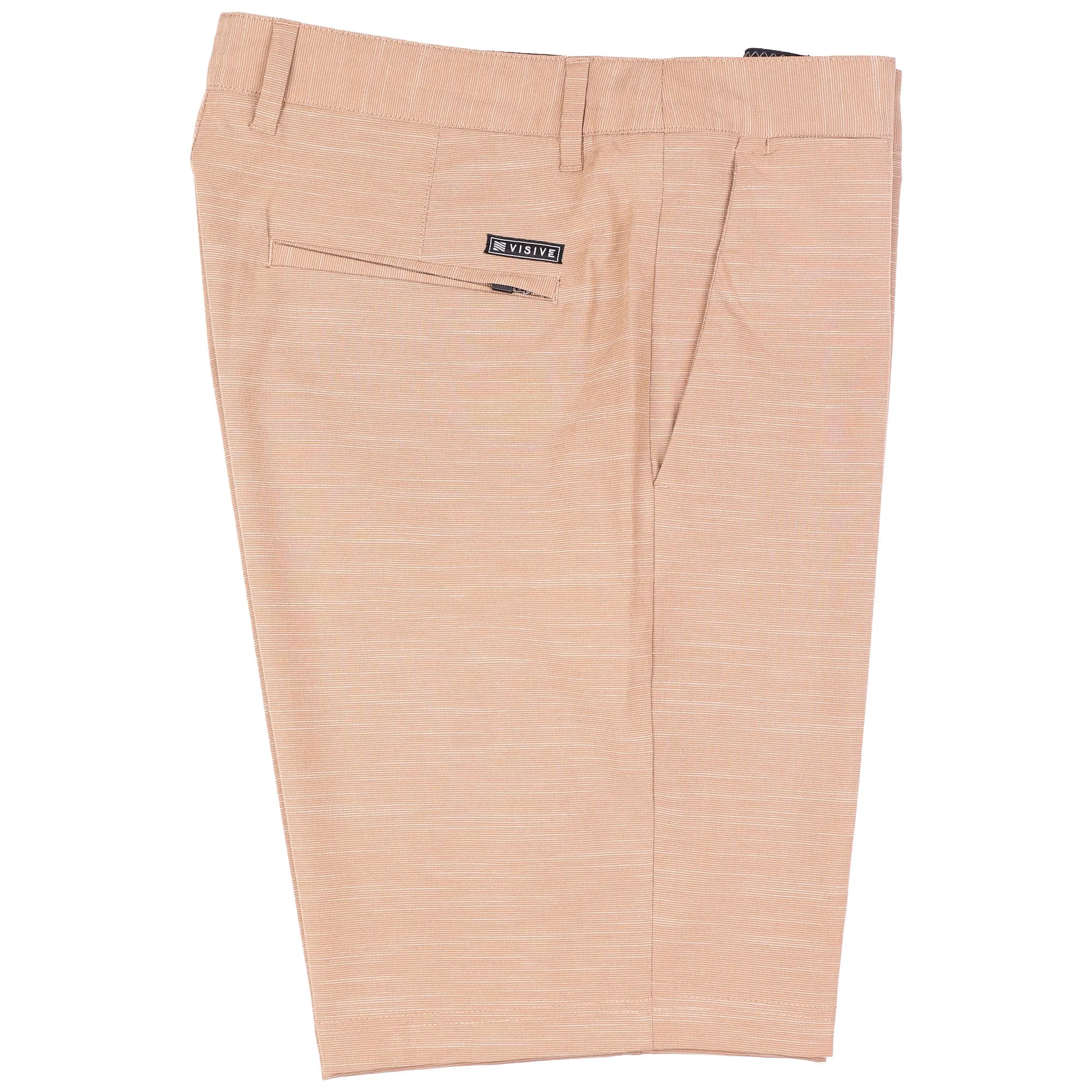 Khaki Slub - Mens Hybrid Shorts