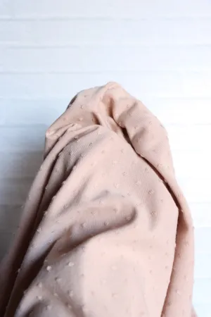 Light Taupe Swiss Dot Jersey