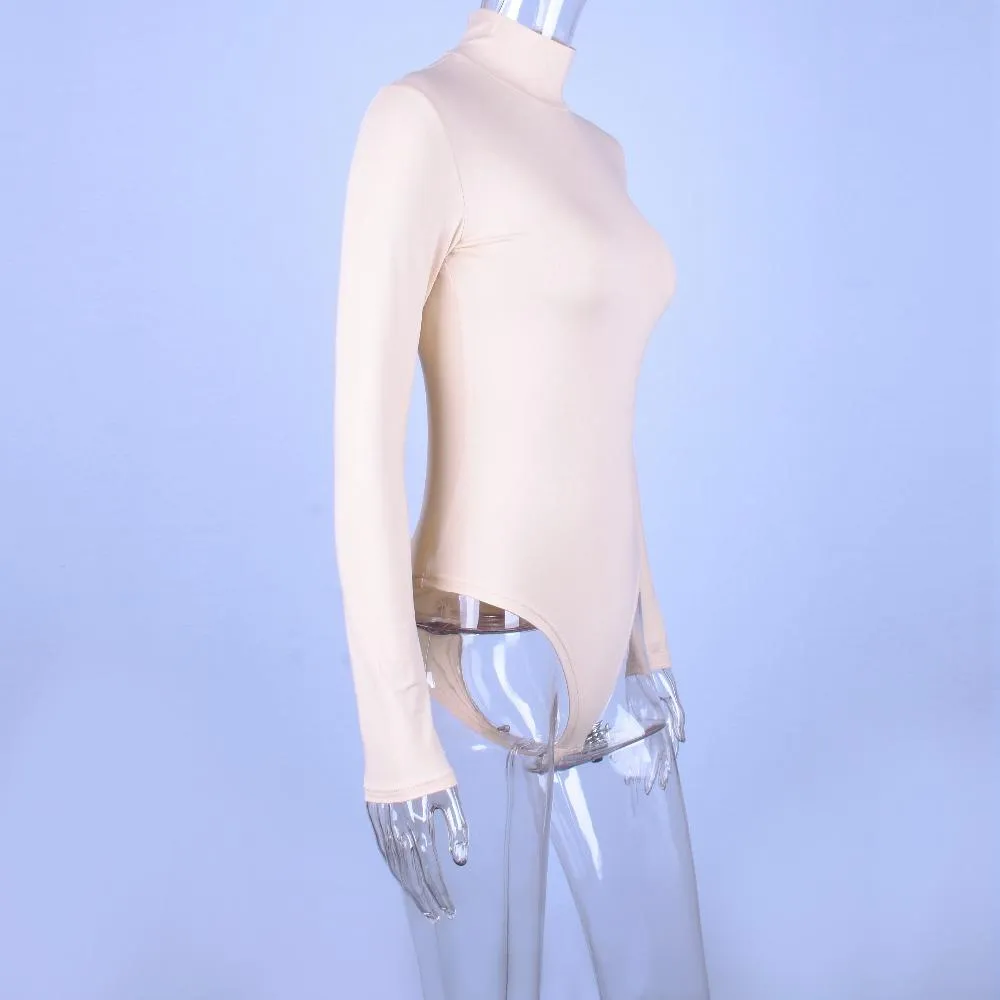 long sleeve r female cotton Neck warm clothes slim fit